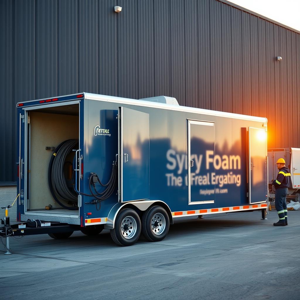 Spray foam rig and equipment financed for a contractor